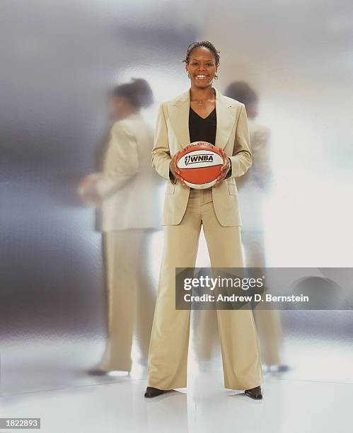 Portrait of Nikki McCray of the Indiana Fever during the 2003 NBA All-Star Weekend on February 7, 2003 in Atlanta, Georgia. Photo Illustration NOTE...