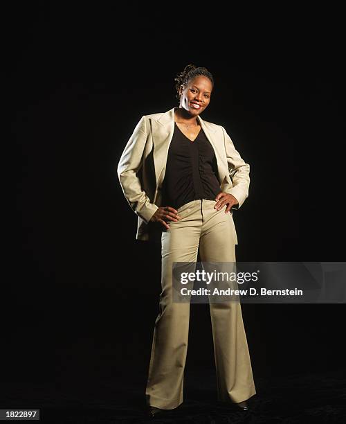 Portrait of Nikki McCray of the Indiana Fever during the 2003 NBA All-Star Weekend on February 7, 2003 in Atlanta, Georgia. NOTE TO USER: User...