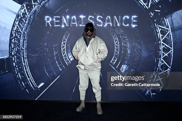 Will.I.Am attends the London premiere of "RENAISSANCE: A Film By Beyoncé" on November 30, 2023 in London, England.