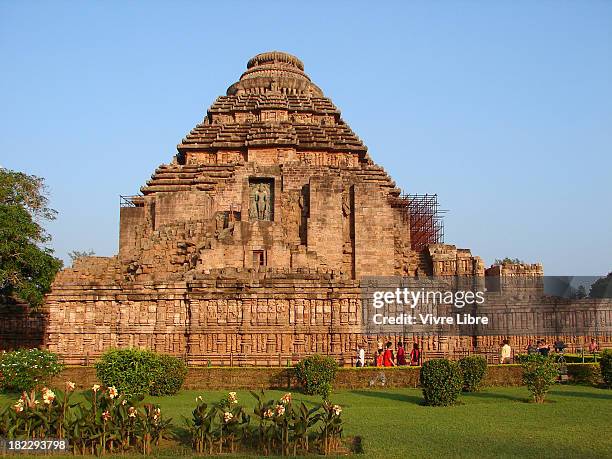 konark - the sun temple - konark temple stockfoto's en -beelden