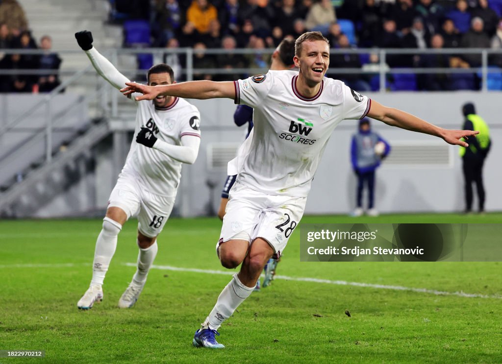 FK TSC Backa Topola v West Ham United FC: Group A - UEFA Europa League 2023/24