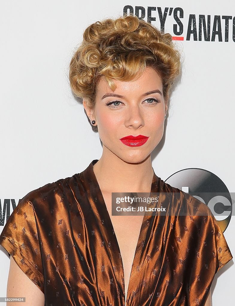 Tessa Ferrer attends "Grey's Anatomy" 200th Episode party held at The