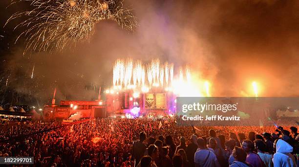 Chattahoochee Hills, GA A general view of atmosphere at TomorrowWorld Electronic Music Festival on September 28, 2013 in Chattahoochee Hills, Georgia.