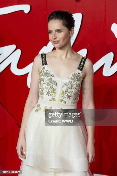 Felicity Jones at The Fashion Awards 2023, Presented by Pandora held at the Royal Albert Hall on December 4, 2023 in London, England.