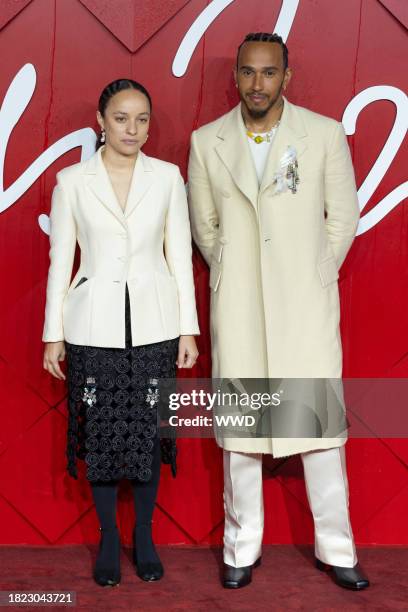 Grace Wales Bonner and Lewis Hamilton at The Fashion Awards 2023, Presented by Pandora held at the Royal Albert Hall on December 4, 2023 in London,...