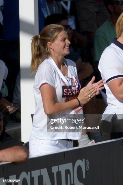 Athina Onassis is seen at the 'CSIO Barcelona 2013: International Show Jumping' held at the Barcelona Real Polo Club on September 29, 2013 in...