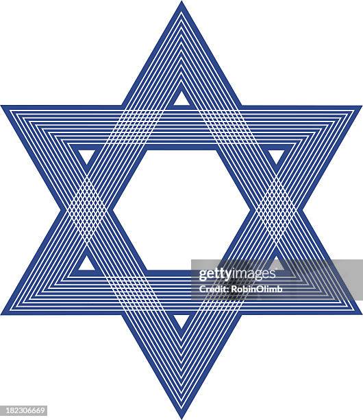davidstern-symbol - davidstern stock-grafiken, -clipart, -cartoons und -symbole