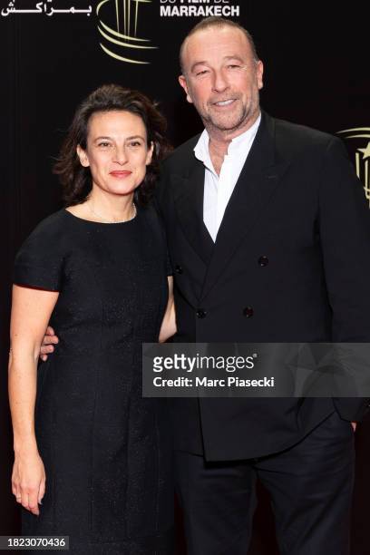 Sandrine Brauer and Jerome Pulis attend the 20th Marrakech International Film Festival on November 30, 2023 in Marrakech, Morocco.
