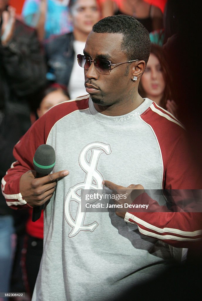 Sean P. Diddy Combs during Amanda Bynes and Sean P. Diddy Combs Visit... News Photo Getty Images