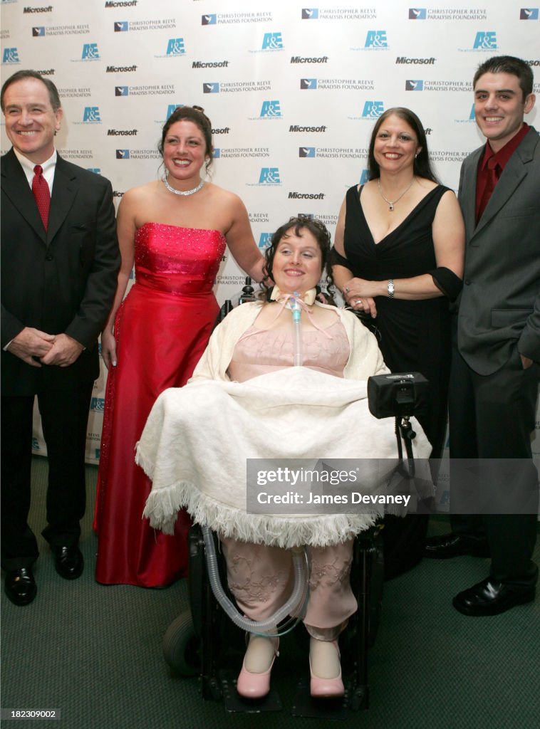 Brooke Ellison with family during The Brooke Ellison Story New York Brooke Ellison with family during The Brooke Ellison Story New York