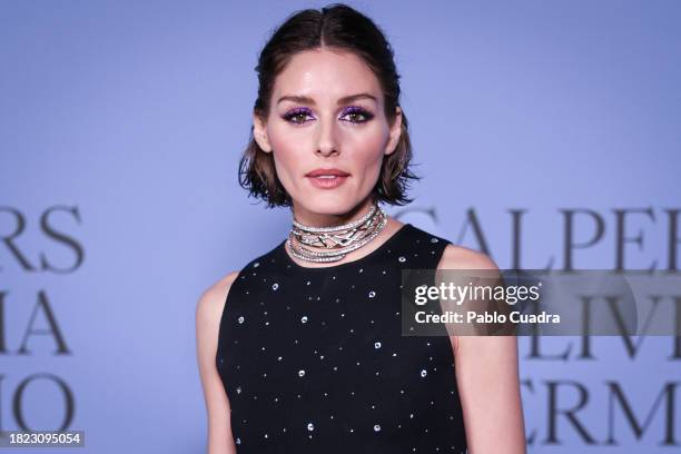 Olivia Palermo presents the Scalpers Exclusive Collection at Palacio del Conde de Bornos on November 30, 2023 in Madrid, Spain.