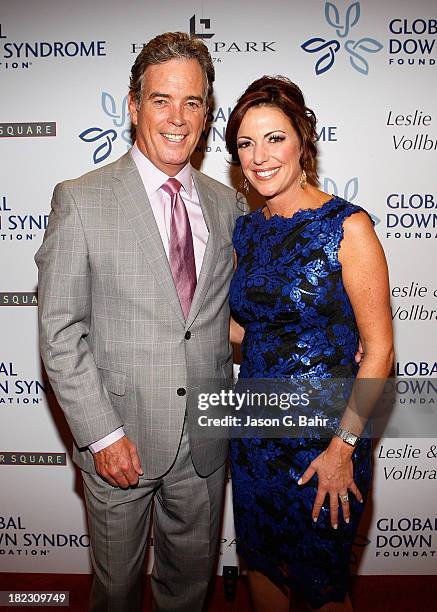 News anchors John Roberts and Kyra Phillips attend the Global Down Syndrome Foundation's Be Yourself Be Beautiful Fashion Show at Sheraton Downtown...