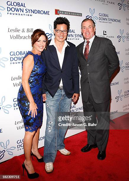 Kyra Phillips, Todd Park Mohr, and John C. McGinley attend the Global Down Syndrome Foundation's Be Yourself Be Beautiful Fashion Show at Sheraton...