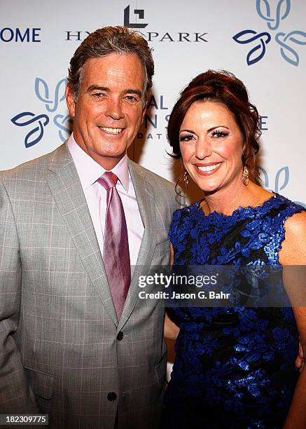 News anchors John Roberts and Kyra Phillips attend the Global Down Syndrome Foundation's Be Yourself Be Beautiful Fashion Show at Sheraton Downtown...