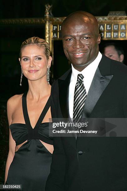 Heidi Klum and Seal during The Fashion Group International Presents The 21st Annual Night of Stars at Cipriani 42nd Street in New York City, New...