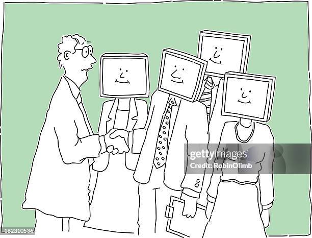 Work Introduction Cartoon 126 Team Introduction Office Cartoon High Res Illustrations - Getty Images