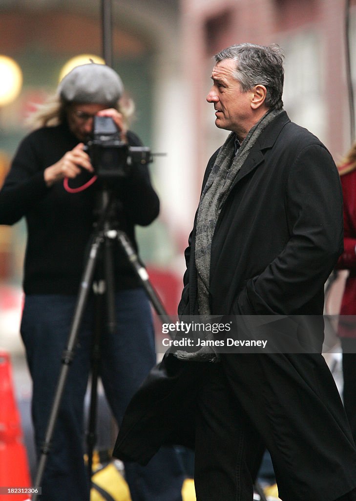 Annie Leibovitz Photo Shoot with Robert De Niro - November 18, 2004