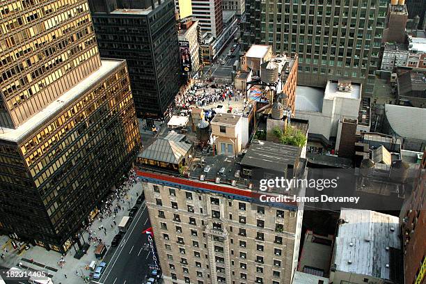 Dave Matthews Band during Dave Matthews Band Performs on the Roof of the Ed Sullivan Theatre for The Late Show with David Letterman - July 15, 2006...