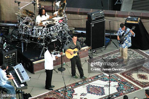 Dave Matthews Band during Dave Matthews Band Performs on the Roof of the Ed Sullivan Theatre for The Late Show with David Letterman - July 15, 2006...