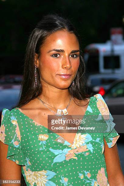 Jordana Brewster during Cocktails In The Garden: Coach Celebrates Summer at The Cooper-Hewitt National Design Museum in New York City, New York,...