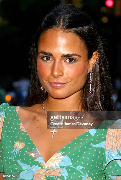 Jordana Brewster during Cocktails In The Garden: Coach Celebrates Summer at The Cooper-Hewitt National Design Museum in New York City, New York,...