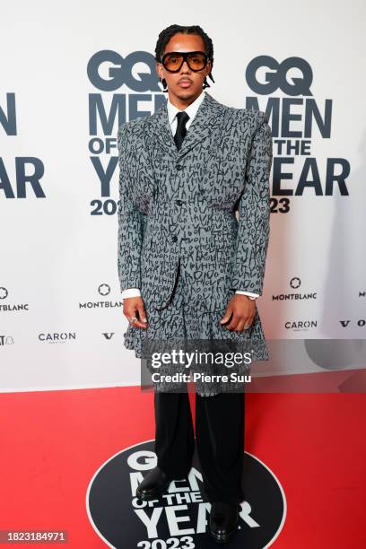 Jules Kounde attends the GQ Men of the Year Awards 2023 Photocall at Shangri La on November 30, 2023 in Paris, France.