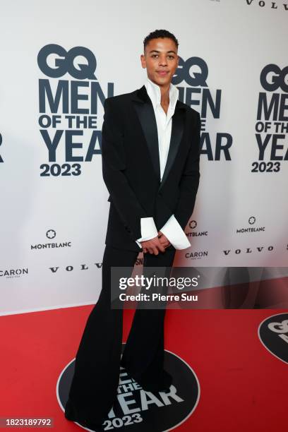 Guillaume Diop attends the GQ Men of the Year Awards 2023 Photocall at Shangri La on November 30, 2023 in Paris, France.