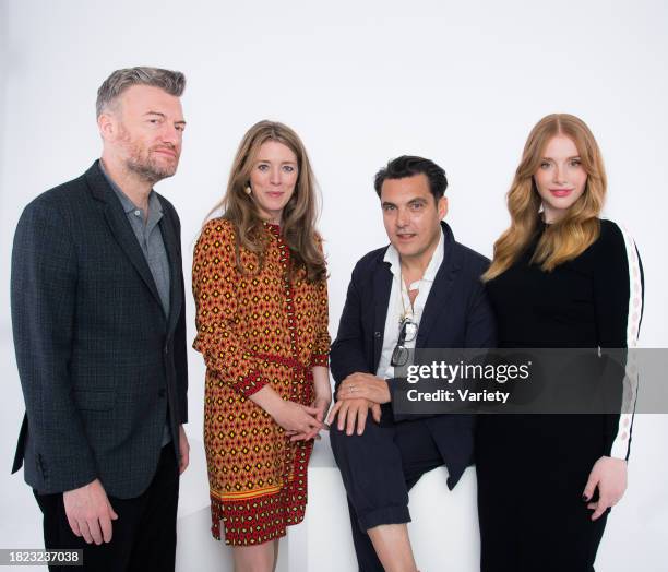 Charlie Brooker, Annabel Jones, Joe Wright and Bryce Dallas Howard of 'Black Mirror'