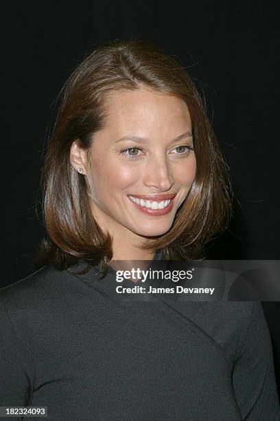 Christy Turlington during Christy Turlington signs copies of Living Yoga at Barnes & Noble in New York City, New York, United States.