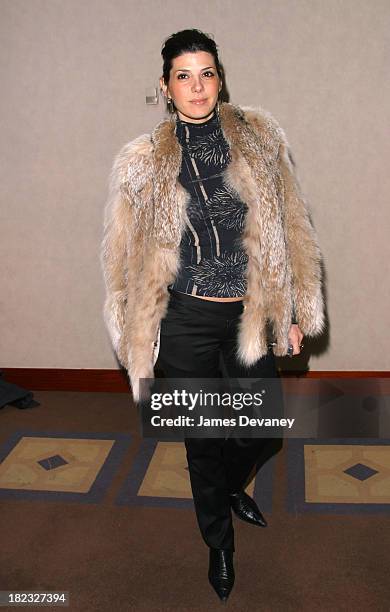 Marisa Tomei during A Work in Progress: An Evening with Alexander Payne - After-Party at W Hotel - Union Square in New York City, New York, United...