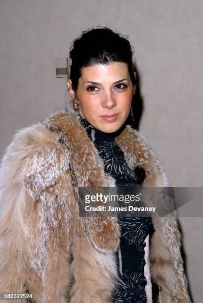 Marisa Tomei during A Work in Progress: An Evening with Alexander Payne - After-Party at W Hotel - Union Square in New York City, New York, United...