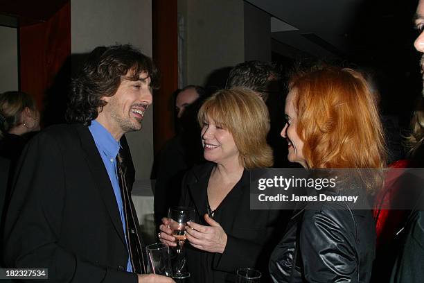 Alexander Payne and Mary Kay Place with guest during A Work in Progress: An Evening with Alexander Payne - After-Party at W Hotel - Union Square in...