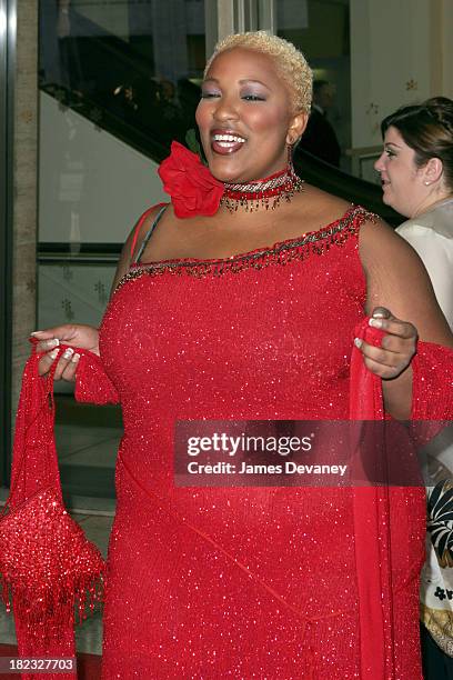 Frenchie Davis during Harvey Fierstein Hosts The Fragrance Foundation's 31st Annual FIFI Awards at Avery Fisher Hall in New York City, New York,...