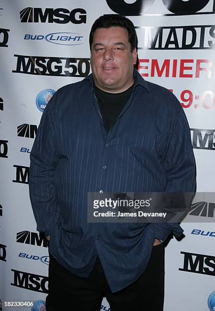Steve Schirripa during The 50 Greatest Moments at Madison Square Garden Screening at IFC in New York City at IFC Center in New York City, New York,...