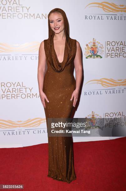 Zara Larsson attends The Royal Variety Performance 2023 at Royal Albert Hall on November 30, 2023 in London, England.
