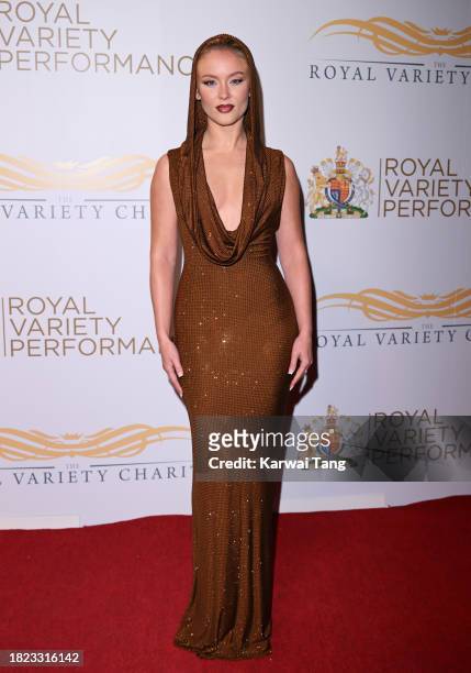 Zara Larsson attends The Royal Variety Performance 2023 at Royal Albert Hall on November 30, 2023 in London, England.