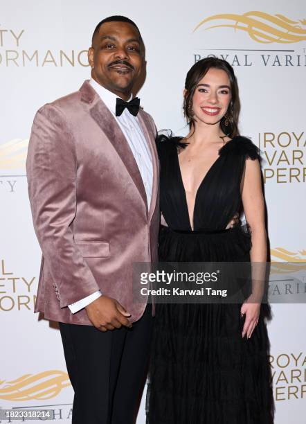 Trevor Dion Nicholas and Grace Swaby-Moore attend The Royal Variety Performance 2023 at Royal Albert Hall on November 30, 2023 in London, England.