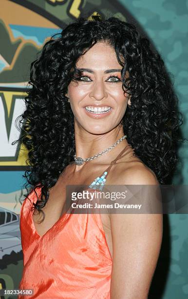 Janu Tornell during Survivor: Palau Finale and Reunion Show - Arrivals at Ed Sullivan Theatre in New York City, New York, United States.
