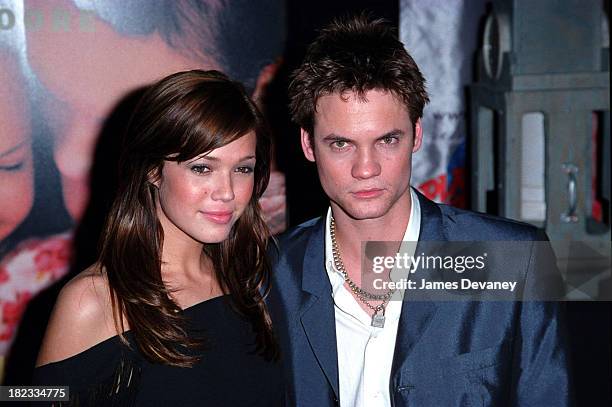 Mandy Moore and Shane West during Mandy Moore & Shane West Attend A Special Screening Of Their Movie A Walk To Remember At Planet Hollywood at Planet...