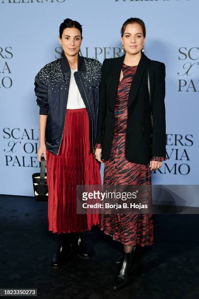 Alessandra de Osma aka Sassa and Cleo von Adelsheim attend the presentation of Scalpers Exclusive Collection at Palacio del Conde de Bornos on...