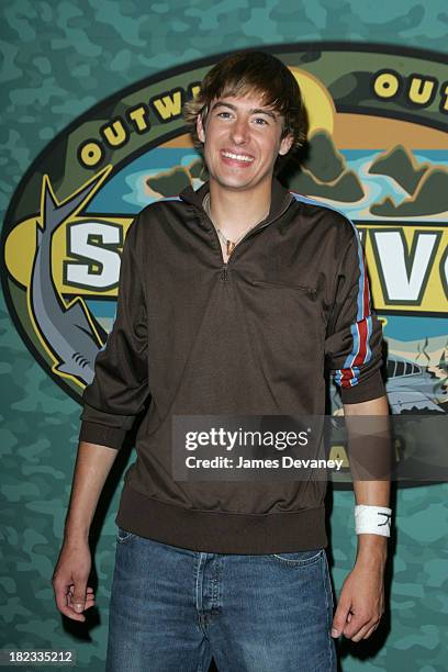 Ian Rosenberger during Survivor: Palau Finale and Reunion Show - Departures at Ed Sullivan Theatre in New York City, New York, United States.