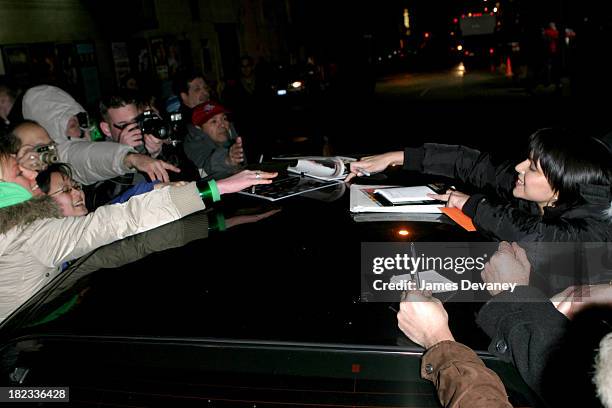 Norah Jones during Norah Jones, Jeff Goldblum, Survivor Castoff Rob Cesternino Visit the Late Show with David Letterman - February 23, 2004 at Ed...