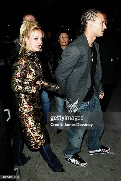 Britney Spears and Kevin Federline during Britney Spears and Kevin Federline Sighting at Marquee in New York City - November 19, 2005 at Marquee in...