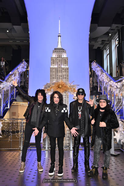 NY: KISS Lights the Empire State Building in Celebration of the Band's Final Show