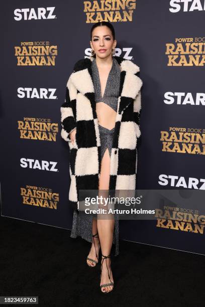Ana Villafane attends "Power Book III: Raising Kanan" Season 3 Premiere at Chelsea Factory on November 30, 2023 in New York City.