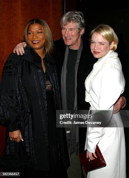 Queen Latifah, Richard Gere and Renee Zellweger wearing Jil Sander