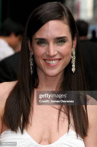 Jennifer Connelly during Jennifer Connelly Visits the Late Show With David Letterman - June 30, 2005 at Ed Sullivan Theatre in New York City, New...