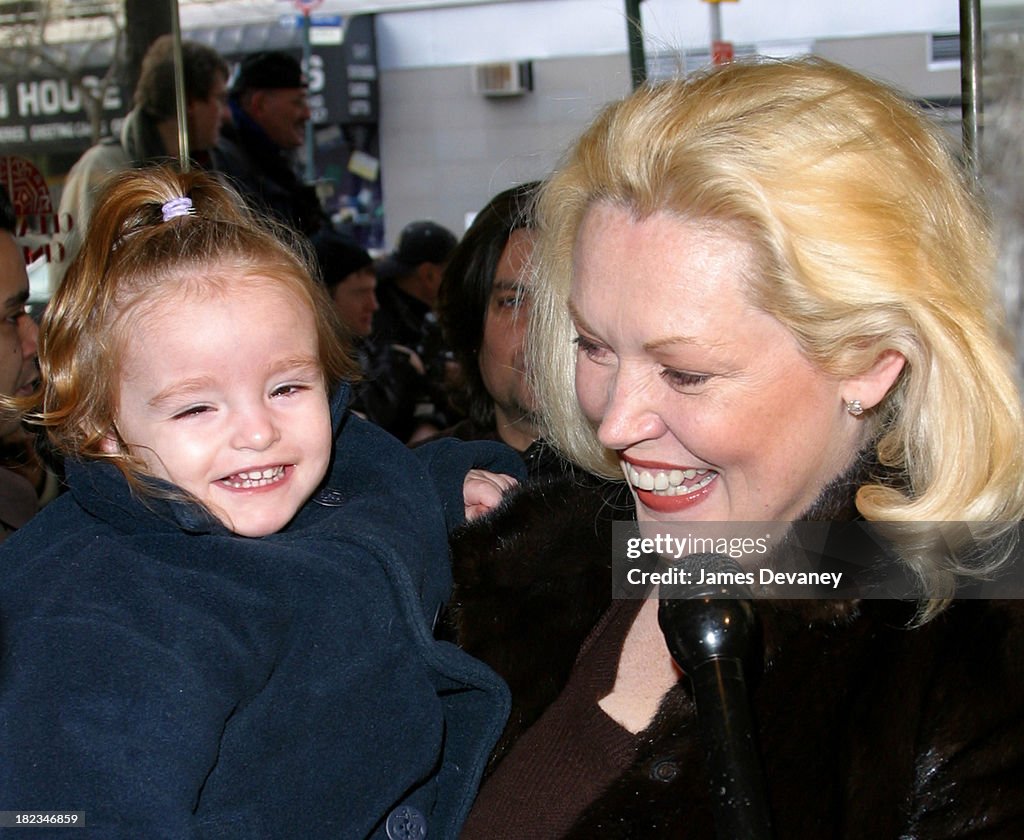 Cathy Moriarty-Gentile and daughter during The Wild Thornberrys Movie