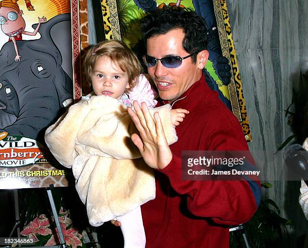 John Leguizamo and daughter during The Wild Thornberrys Movie Premiere at The Clearview Beekman Theater in New York City, New York, United States.