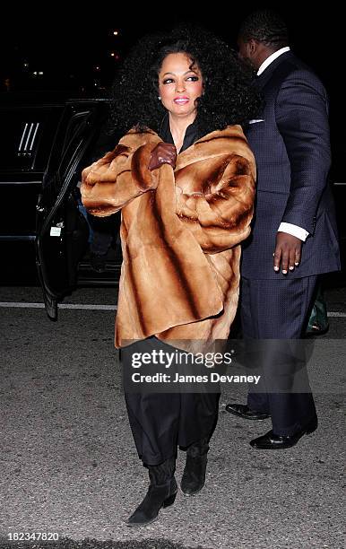 Diana Ross during Diana Ross Visits The Late Show with David Letterman - January 16, 2007 at Streets of Manhattan in New York City, New York, United...